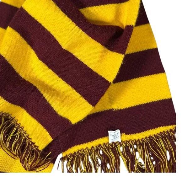 Arizona State University Scarf Gold and Burgundy One Size - Picture 3 of 5